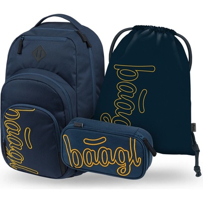 BAAGL SET 3 Coolmate Lux modrá