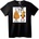 NOONEBRAND Тениска Преди и След Фитнес - 2XL, Black