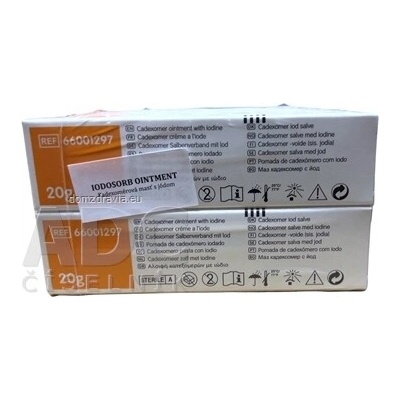 SMITH and NEPHEW Iodosorb Ointment 20g 2 ks