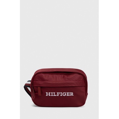 Tommy Hilfiger Детска чанта за кръст Tommy Hilfiger в бордо (AU0AU01728.9BYX)