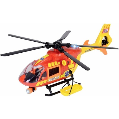 Dickie Toys Спасителен хеликоптер Dickie Toys Airbus H145, 1: 36, 36 см, Със светлини и звуци (203716024)