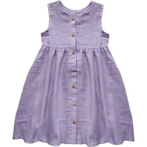 maximo Детска рокля Maximo Kids' Mini Girls' Embroidered Muslin Dress - Flieder - размер 134/140 (701-4485-0213)