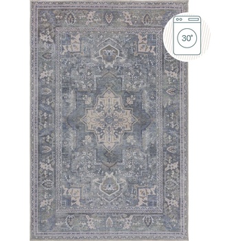 Flair Rugs Зелен килим със смес от рециклирани влакна подходящ за пране 120x170 cm Windsor - Flair Rugs (503119376007)