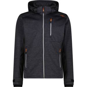 CMP Мъжко софтшел яке CMP Jacket Zip Hood 36A2477 Softshell jacket - Titanio Melange - размер 50 (EU) (003-3704-0313)