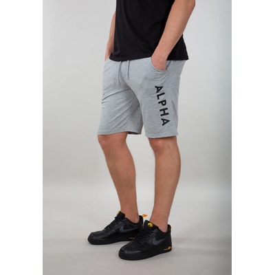 Alpha Industries kraťasy Alpha Jersey Short grey heather