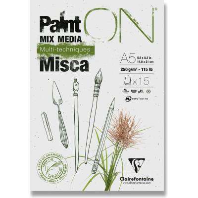 Clairefontaine Paint'ON Misca - blok - A5, 15 listů, 250 g