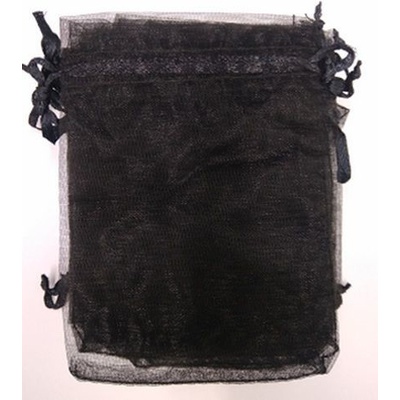 Dárkový sáček organza 9x12cm černá