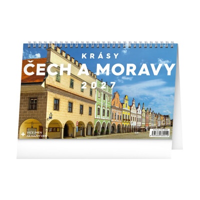 NOTIQUE Stolový Krásy Čiech a Moravy 23,1 x 14,5 cm 2027