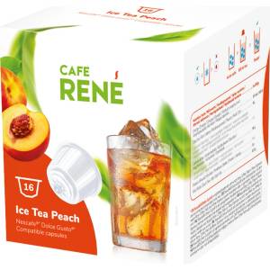 Café René | Чай с лед от праскови - 16 капсули за Dolce Gusto