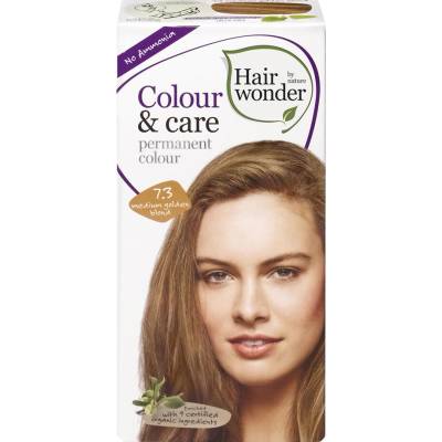 Hairwonder přírodní dlouhotrvající barva středně zlatá blond 7.3 100 ml