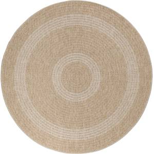 Ayyildiz Бежов кръгъл външен килим ø 160 cm Comilla - Ayyildiz Carpets (COMILLA1601600886BEIGE)