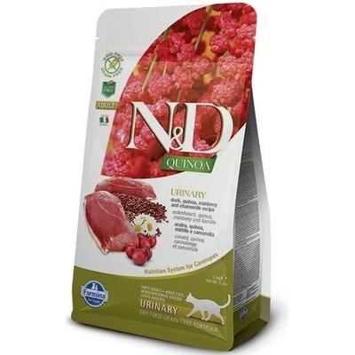N&D Cat Grain Free QUINOA Urinary DUCK 2 x 1,5 g