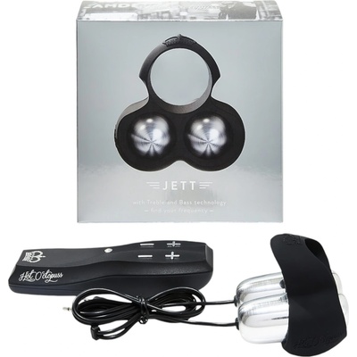 Hot Octopuss JETT - 2 моторен масажор за главичка (черен)