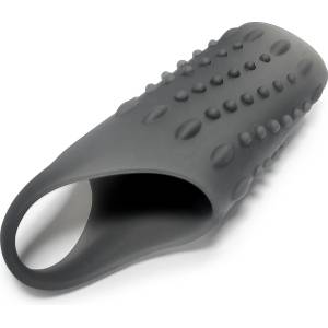 SuperLove Ultra Thin Liquid Silicone Open Penis Sleeve Dotted