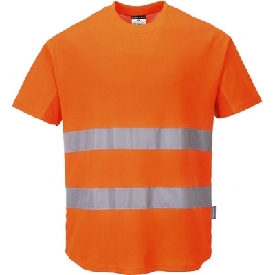 Portwest tričko Mesh C394 krátký rukáv reflexní Oranžová XL