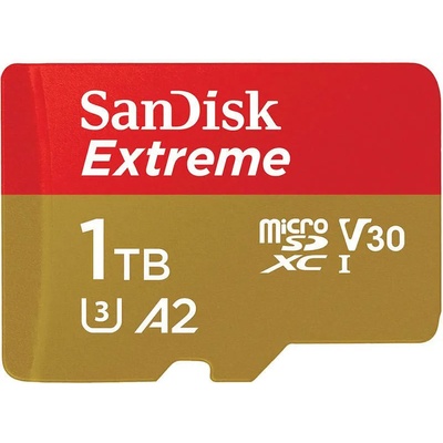 SanDisk Extreme microSDXC 1TB UHS-I/U3/A2/CL10 (SDSQXAV-1T00-GN6MA/121590)