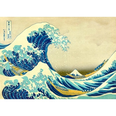 Enjoy Katsushika Hokusai: Velká vlna u pobřeží Kanagawy 1000 dílků