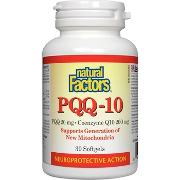 Image 1 of Natural Factors PQQ-10 200 mg [30 Гел капсули]