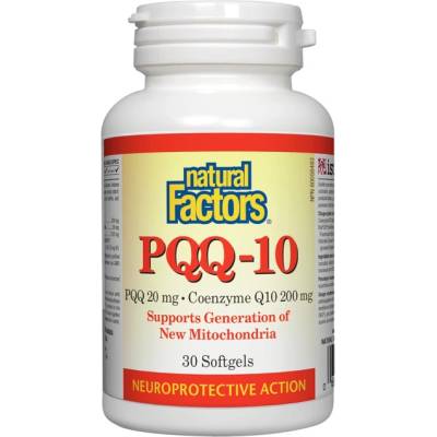 Natural Factors PQQ-10 200 mg [30 Гел капсули]