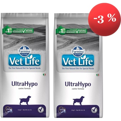Vet Life Dog UltraHypo 2 x 12 kg