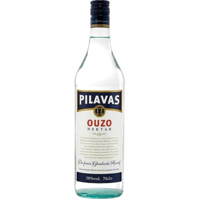 Nektar Pilavas Ouzo 38% 0,7 l (čistá fľaša)