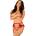Obsessive Жартиер колан Pas-do-poczoch-Rubinesa-stringi-GRATIS-CzerwonyV-57585-Czerwony - Черен, размер L/XL
