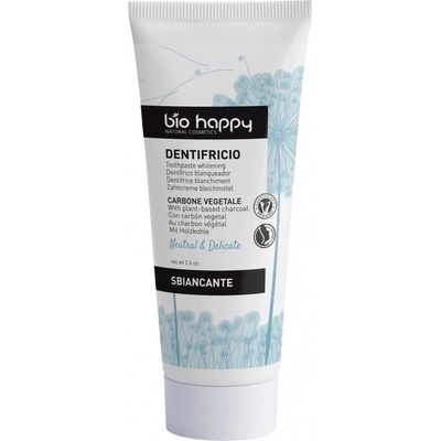 Bio Happy Neutral & Delicate Whitening Toothpaste with Charcoal 75 g