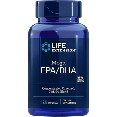 Life Extension Mega EPA DHA 1200 mg [120 Гел капсули]