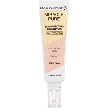 Max Factor Miracle Pure Skin dlhotrvajúci make-up SPF30 35 Pearl Beige 30 ml