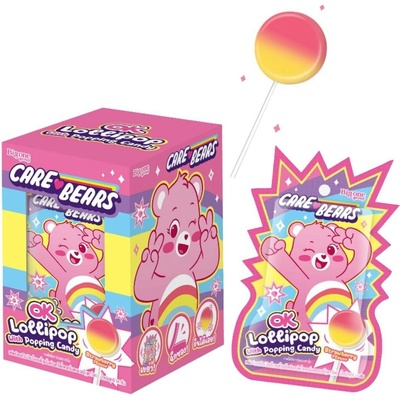 OK Care Bears Strawberry Lollipop 14 g