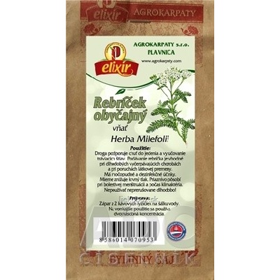 Agrokarpaty bylinný čaj REBRÍČEK OBYČAJNÝ VŇAŤ 30 g