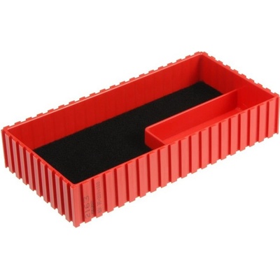 Pokorný Dačice Plastová krabička typ 2163 35 x 202 x 102 mm červená RAL 3020