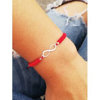 Image 1 of Гривна с червен конец Безкрайност (ДСГ8)