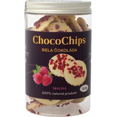DP Chocolate ChocoChips biela malina 160 g