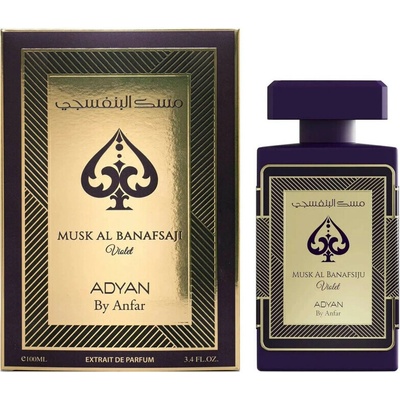Adyan Musk Al Banafsiju Violet čistý parfum unisex 100 ml