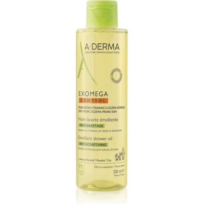 A-DERMA Exomega Control Emollient Shower Oil омекотяващо душ олио за суха към атопична кожа 200ml