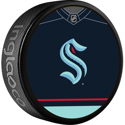 Inglasco / Sherwood Puk Seattle Kraken Jersey Design Souvenir Collector Hockey Puck