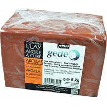 Pebeo Gédéo hrnčiarska hlina 5 kg červená
