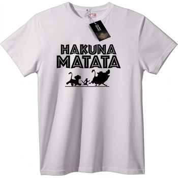 NOONEBRAND Тениска Hakuna Matata - Lion King Дизайн - XL, Black