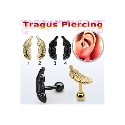 Piercingate činka do ucha andělské křídlo PNC00081 1