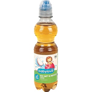 babylove Био освежаваща напитка от сладка ябълка, 1+г, 330 ml (1907947)