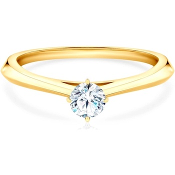 SAVICKI Годежен пръстен The Light: злато, лабораторен диамант