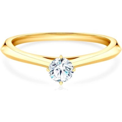 SAVICKI Годежен пръстен The Light: злато, лабораторен диамант