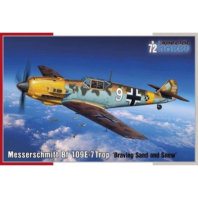 Special Hobby Messerschmitt Bf 109E7Trop Braving Sand and Snow1:72