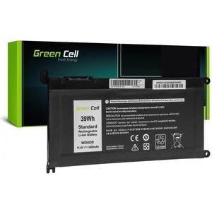 Green Cell Батерия за лаптоп GREEN CELL, Dell WDXOR-H, Dell Inspiron 13 5368, 5378, 5379, 14 5482, 15 5565, 5567, 5568, 5570, 5578, 5579, 7560, 7570, 17 5770, 11.4V, 3400mAh (17109)