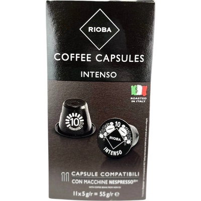 RIOBA kapsule Espresso IINTENSO pre Nespresso 11 x 5 g