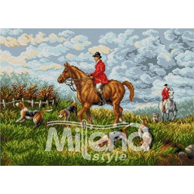 Milena Style На лов - гоблен със схема конци Ariadna 1: 4