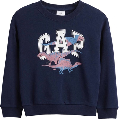 GAP V-frch oversized logo crew 2y