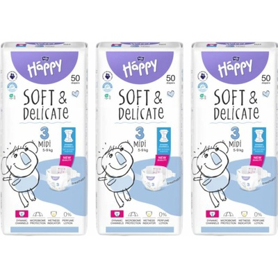 Bella Happy 5-9kg Midi 3 3x50ks