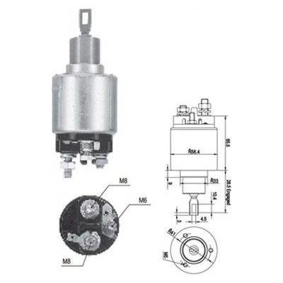 Elektromagnetický spínač, startér MAGNETI MARELLI 940113050558